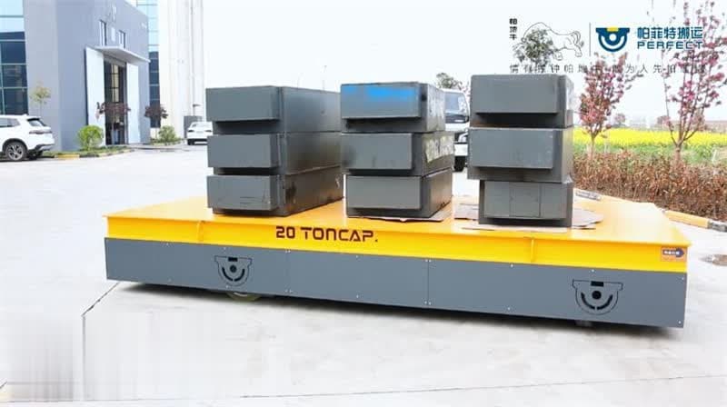 motorized die cart with flat steel deck 90 tons